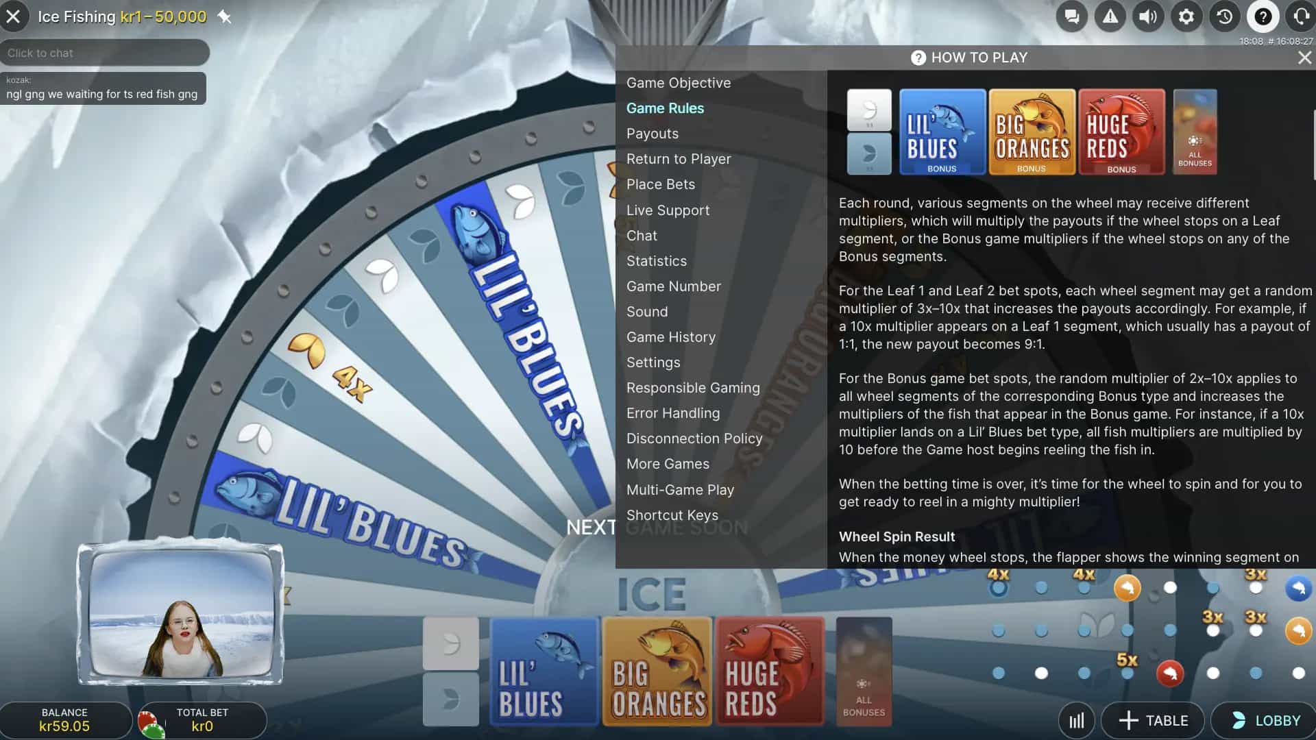 Ice Fishing strategy